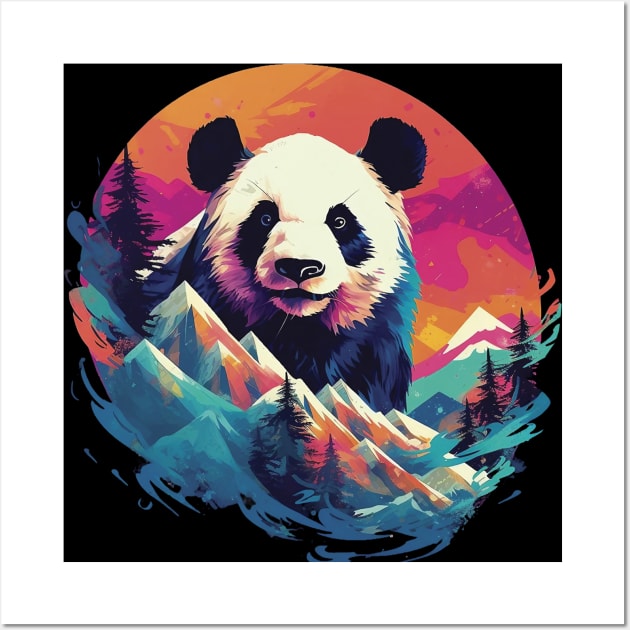 Panda bear Wall Art by GreenMary Design